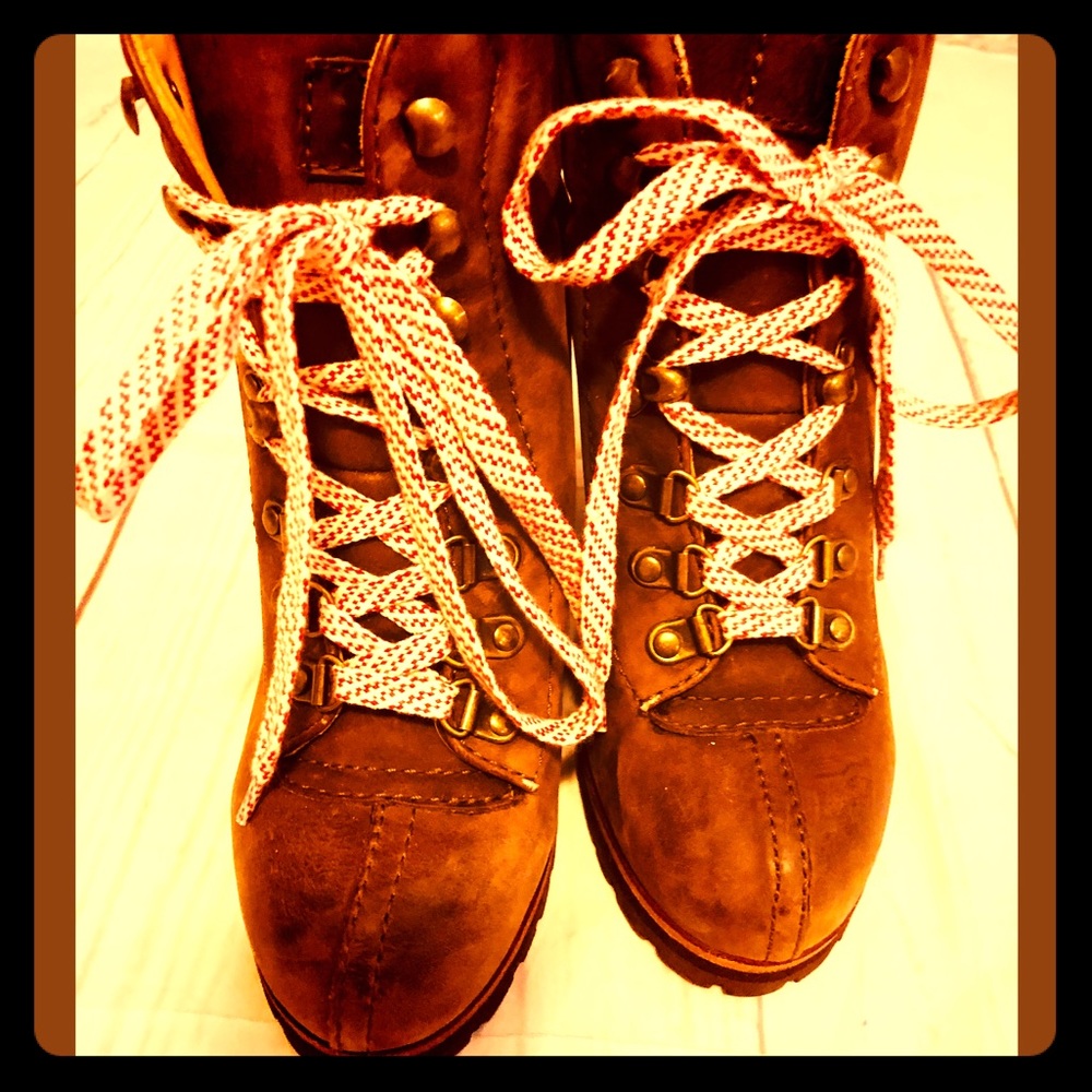 ASH Brown Leather Zenith Boots - Picture 1 of 8